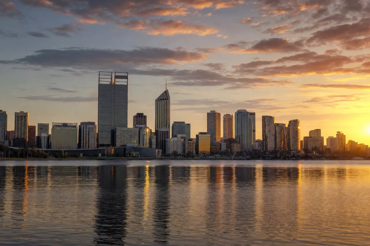 Perth at golden hour