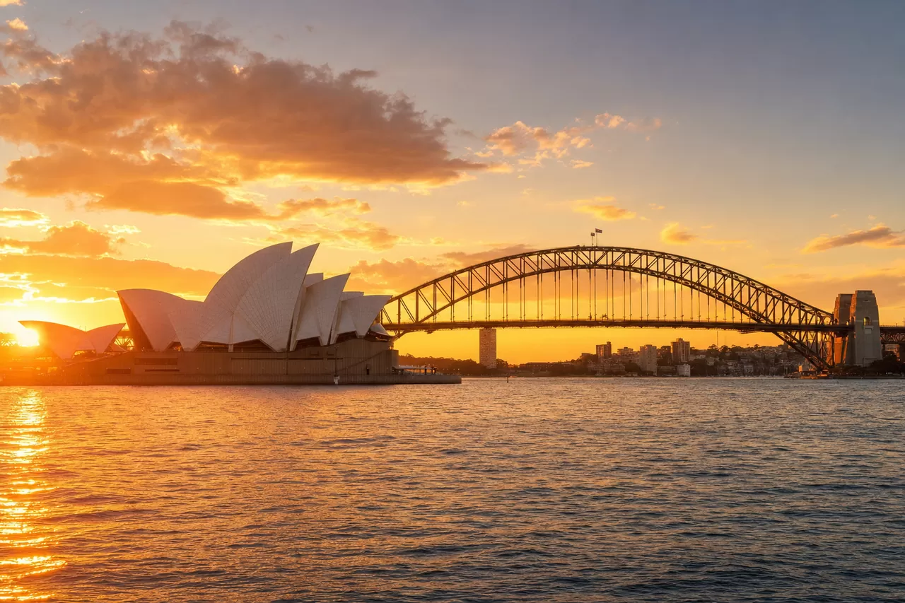 Sydney at golden hour