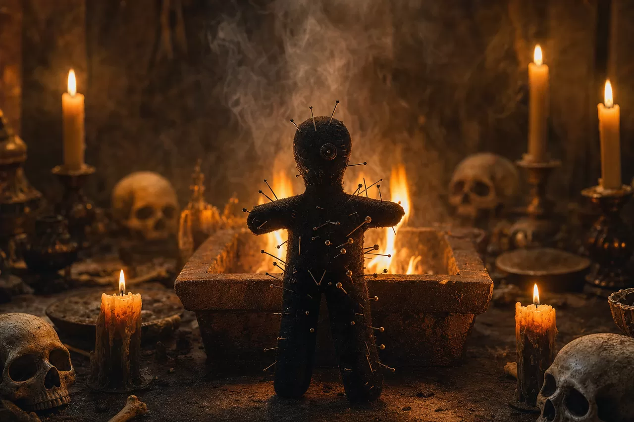 A black magic removal ritual