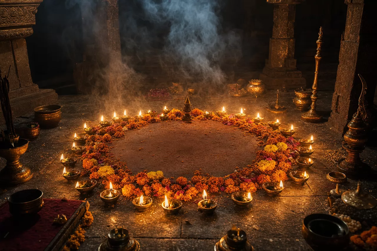 A sacred ritual for spirit, ghost and pret-atma removal