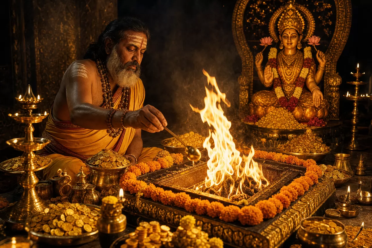 A prosperity ritual
