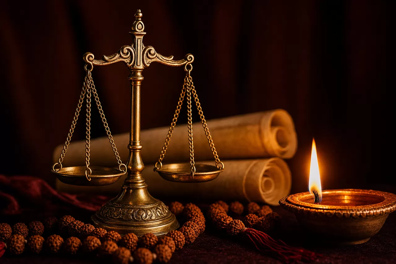 A sacred Vedic ritual performed for protection and victory in disputes