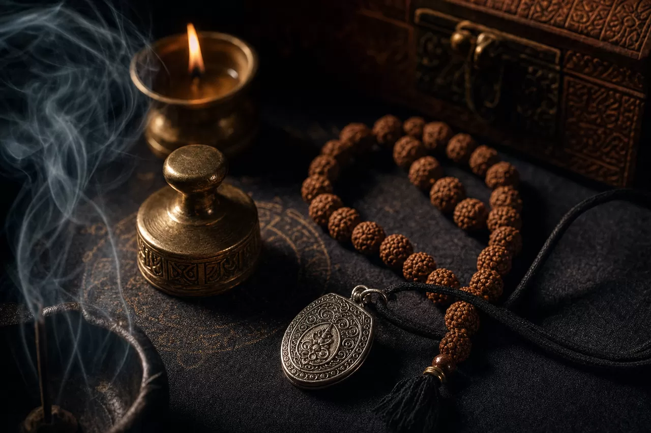 A consecrated taweez, amulet and kavach for protection